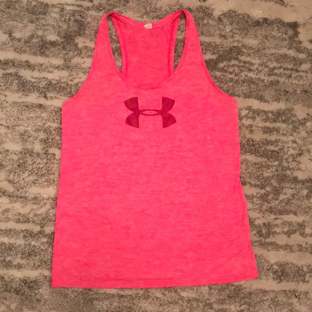 Heathered Pink Under Armour Tank